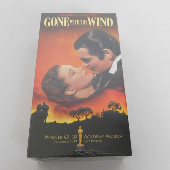 Gone With the Wind VHS 1998 Digitally Re-Mastered 2 Tape Set NIP NO WARNING MGM - Picture 1 of 7
